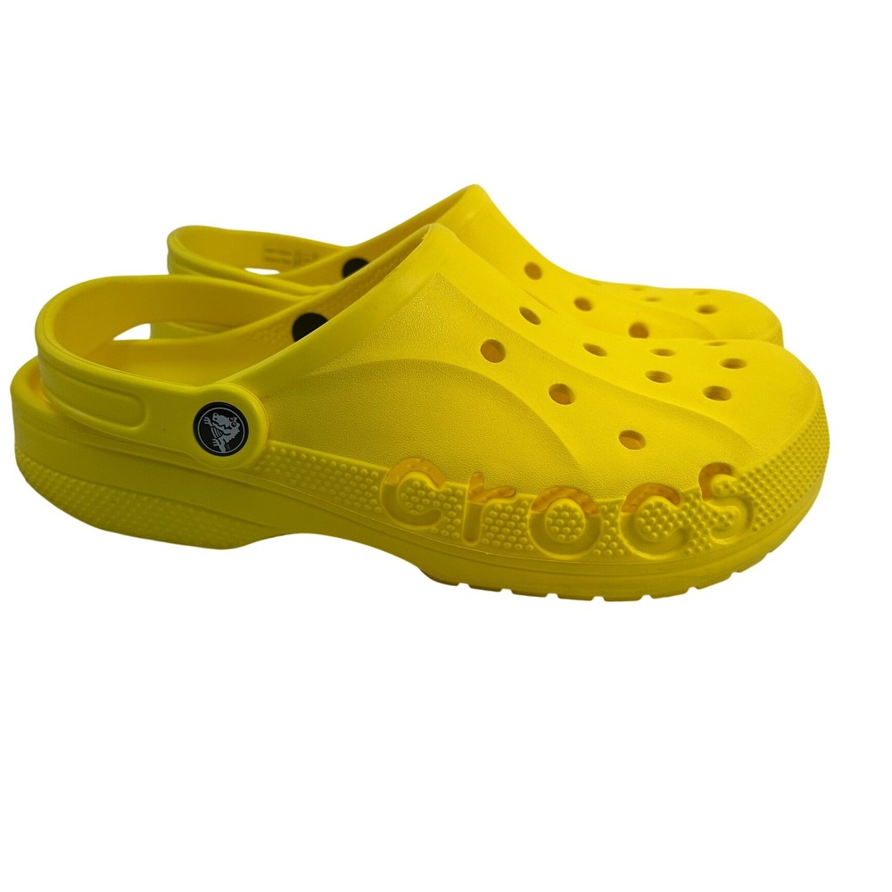 Crocs Baya Clog Yellow Casual Lightweight Breathable Comfort 10126 Women 10